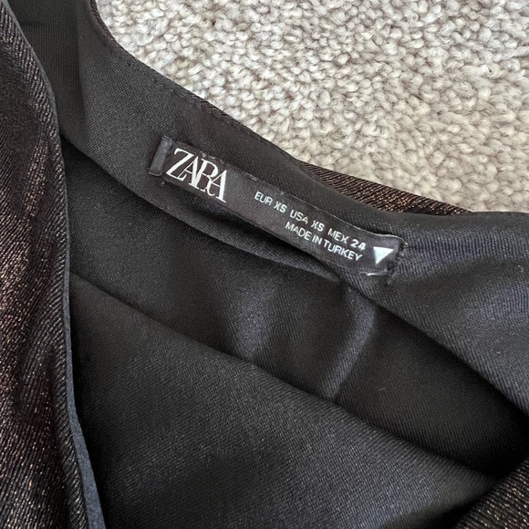 ZARA One Shoulder Mini Dress - Picture 3 of 4